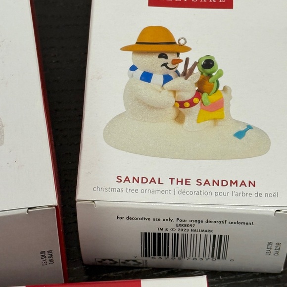 5 Hallmark Keepsake 2023 BRAND NEW Snowman Christmas Holiday Winter Ornaments - Picture 6 of 11